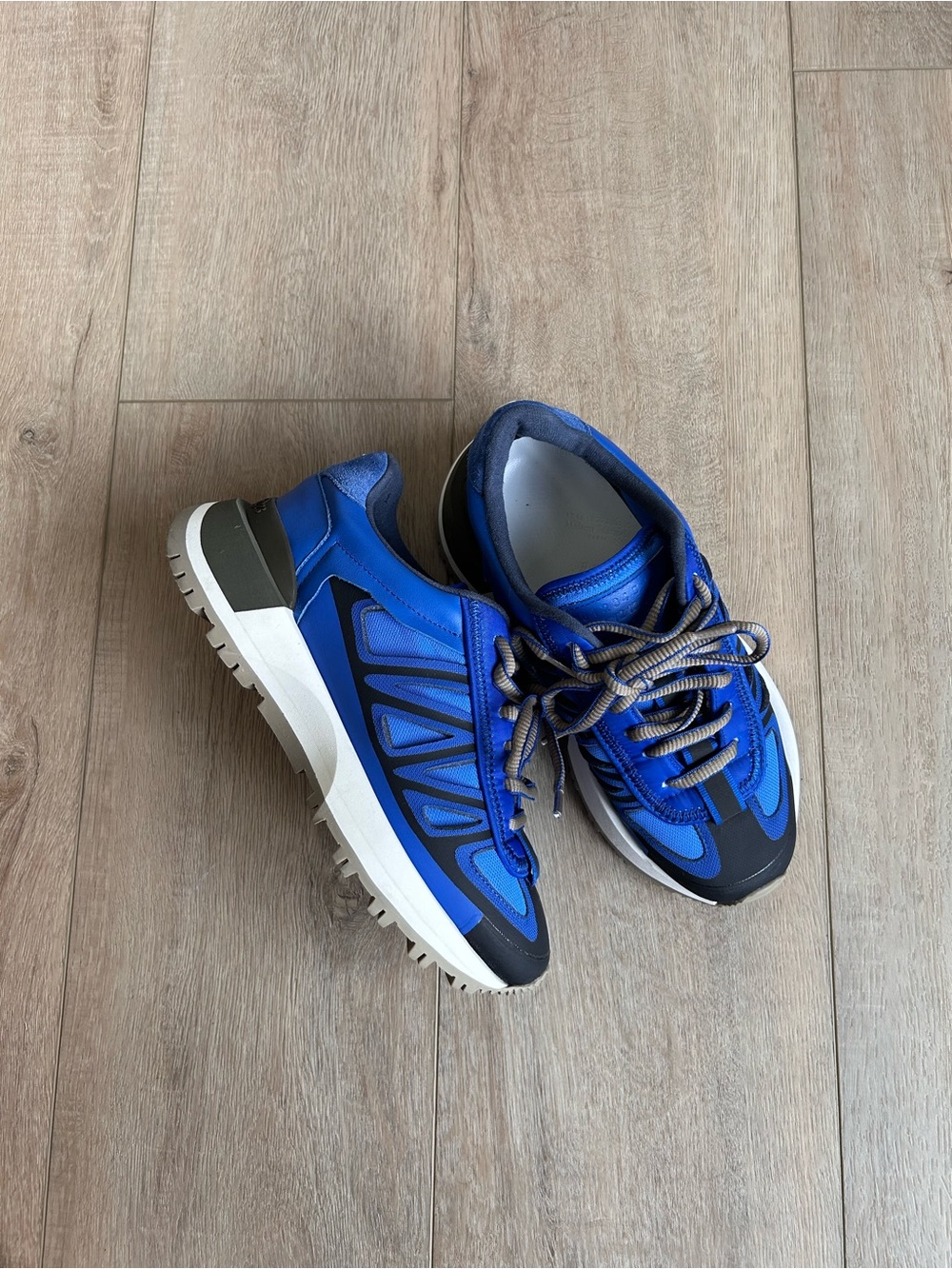 Maison Margiela Runner Evolution Sneakers Exclusive Blue Low Top Size 35